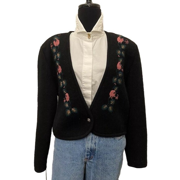 Vintage Artisan Wear Sweater Women's Large  80s 90s Size 12 - Picture 1 of 10